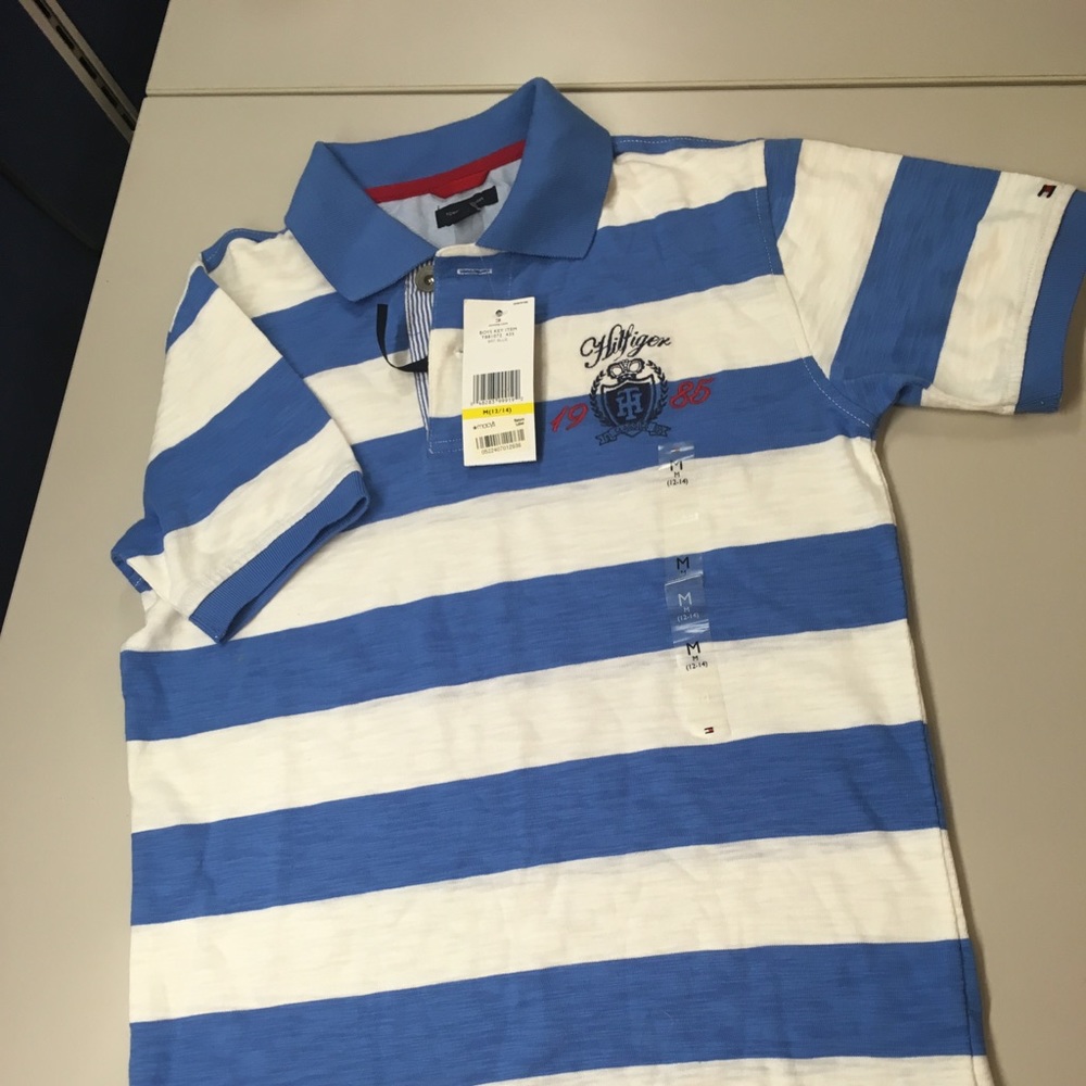 Tommy Hilfiger Boys Polo Shirts Size M 12/14.